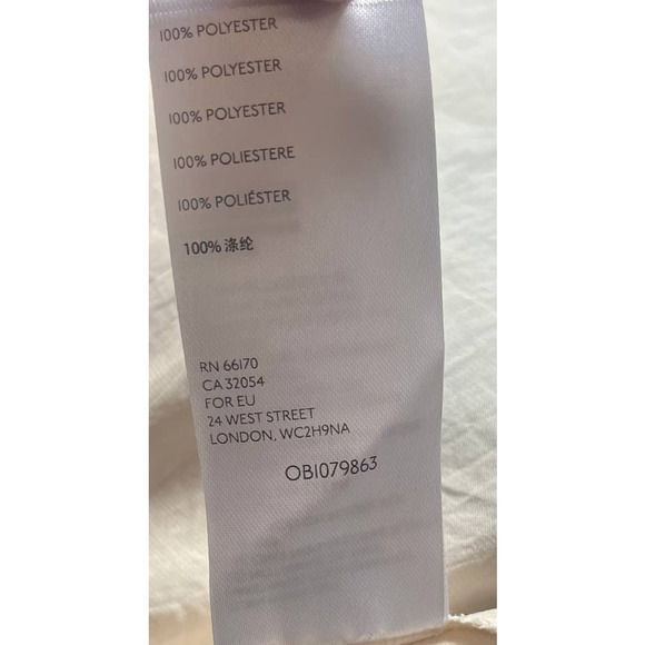 Anthropologies Maeve Romilly Blouse 14 Sleeveless Shimmery Champagne Mock Neck - Picture 9 of 11